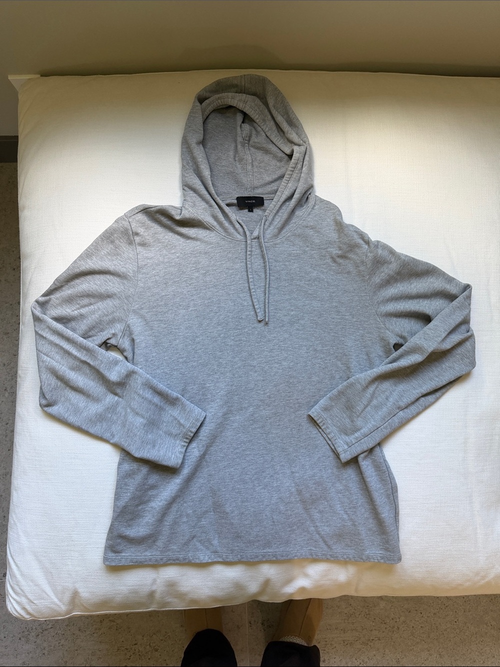 Vince Men’s Gray Pullover Hoodie